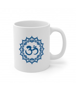 Om Hinduism Hindu Buddhist Sacred Symbol Ceramic Coffee Mug Tea Cup 